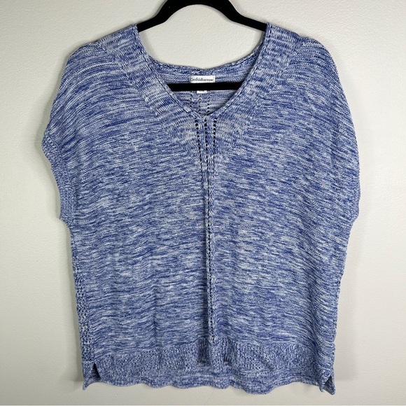 Croft & Barrow women’s blue dolman pointelle sweater size XL - Picture 1 of 7